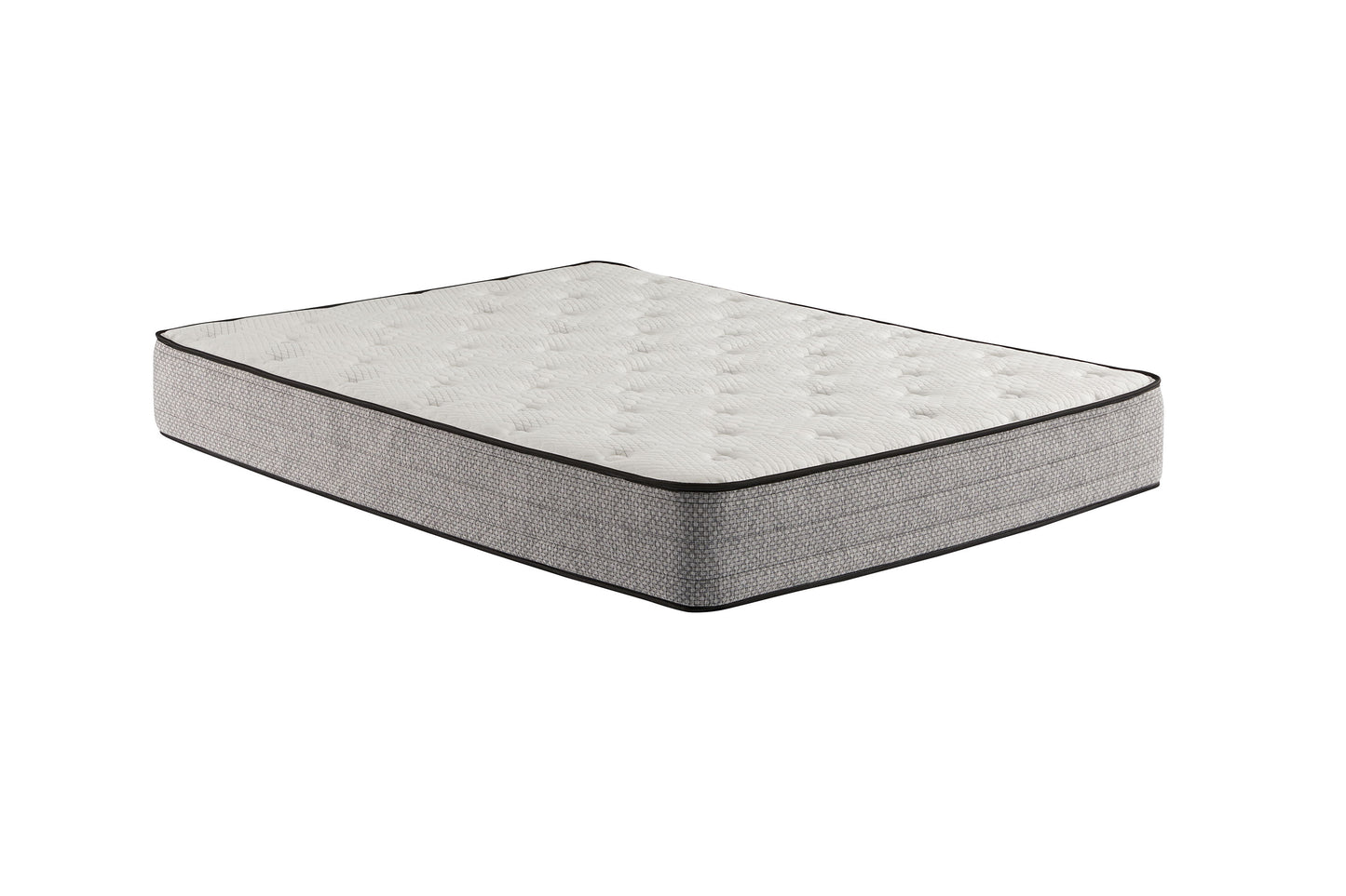 10" Twin Mattress With Gel Memory Foam 884 Pocketed Coil - White / Gray