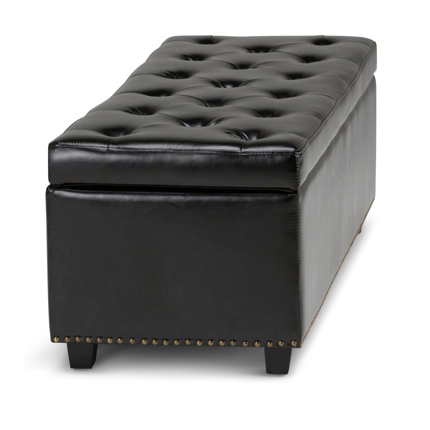 Hamilton - Storage Ottoman - Midnight Black