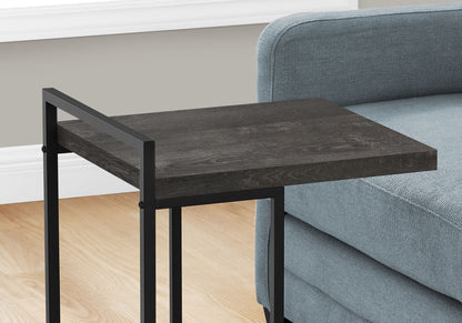 Accent Table, C - Shaped, Versatile Design - Black