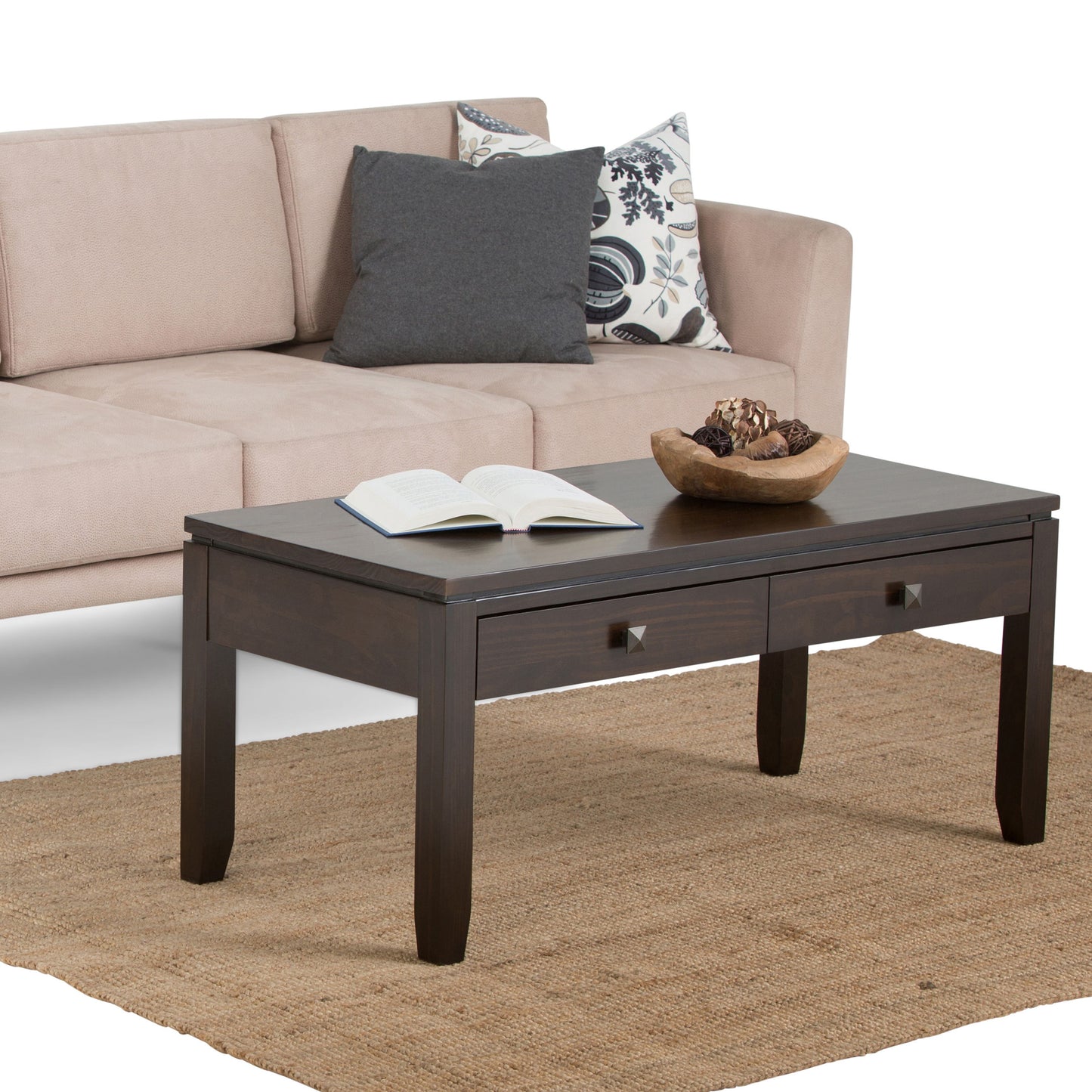 Cosmopolitan - Coffee Table - Mahogany Brown