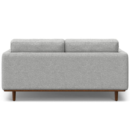 Morrison - Upholstered Sofa And Ottoman Set - Mist Gray