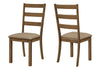 Dining Chair, Side, Upholstered For Dining Room, Transitional (Set of 2) - Beige