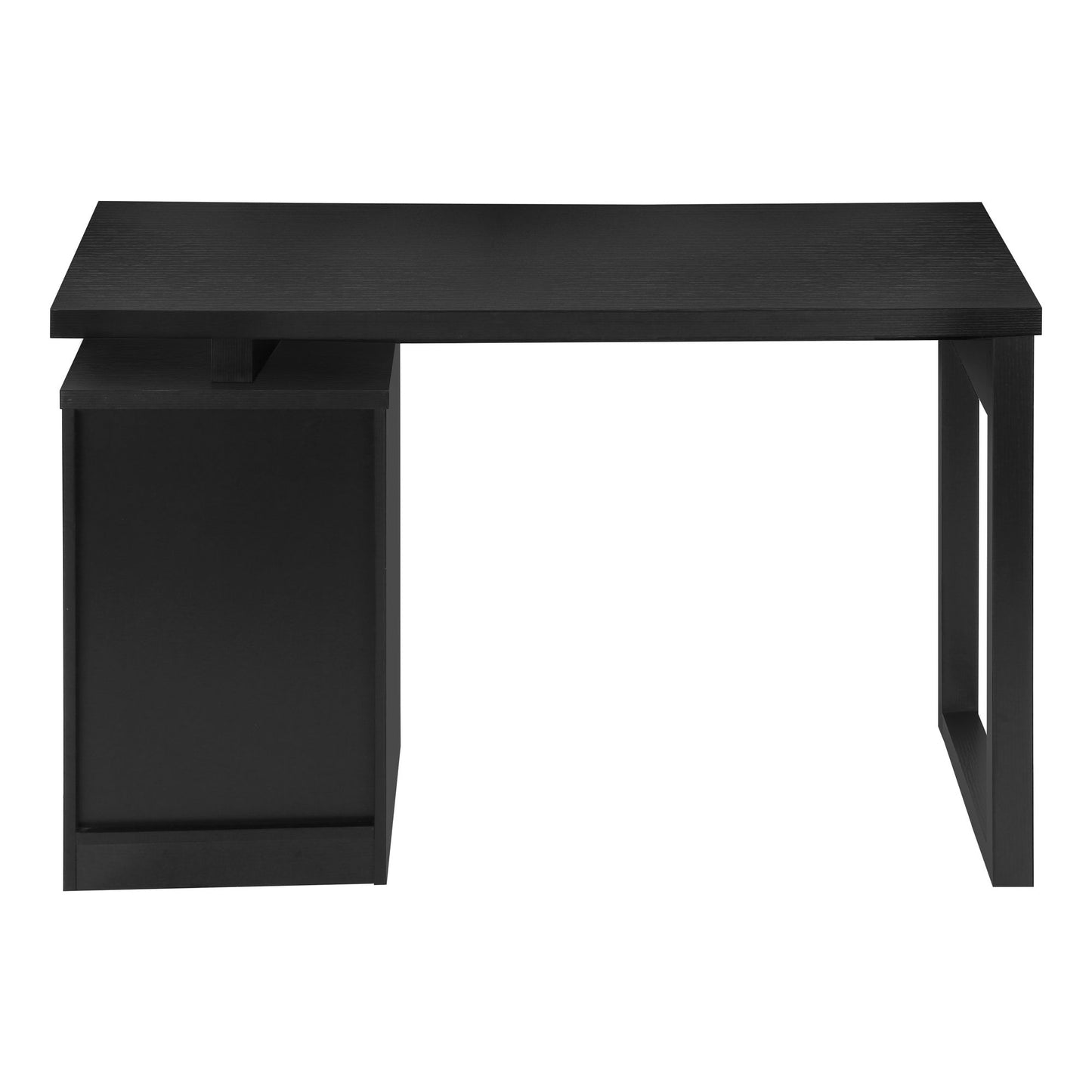 Computer Desk For Home Office, Laptop, Left Right Set - Up, Storage Drawers, Modern - Black