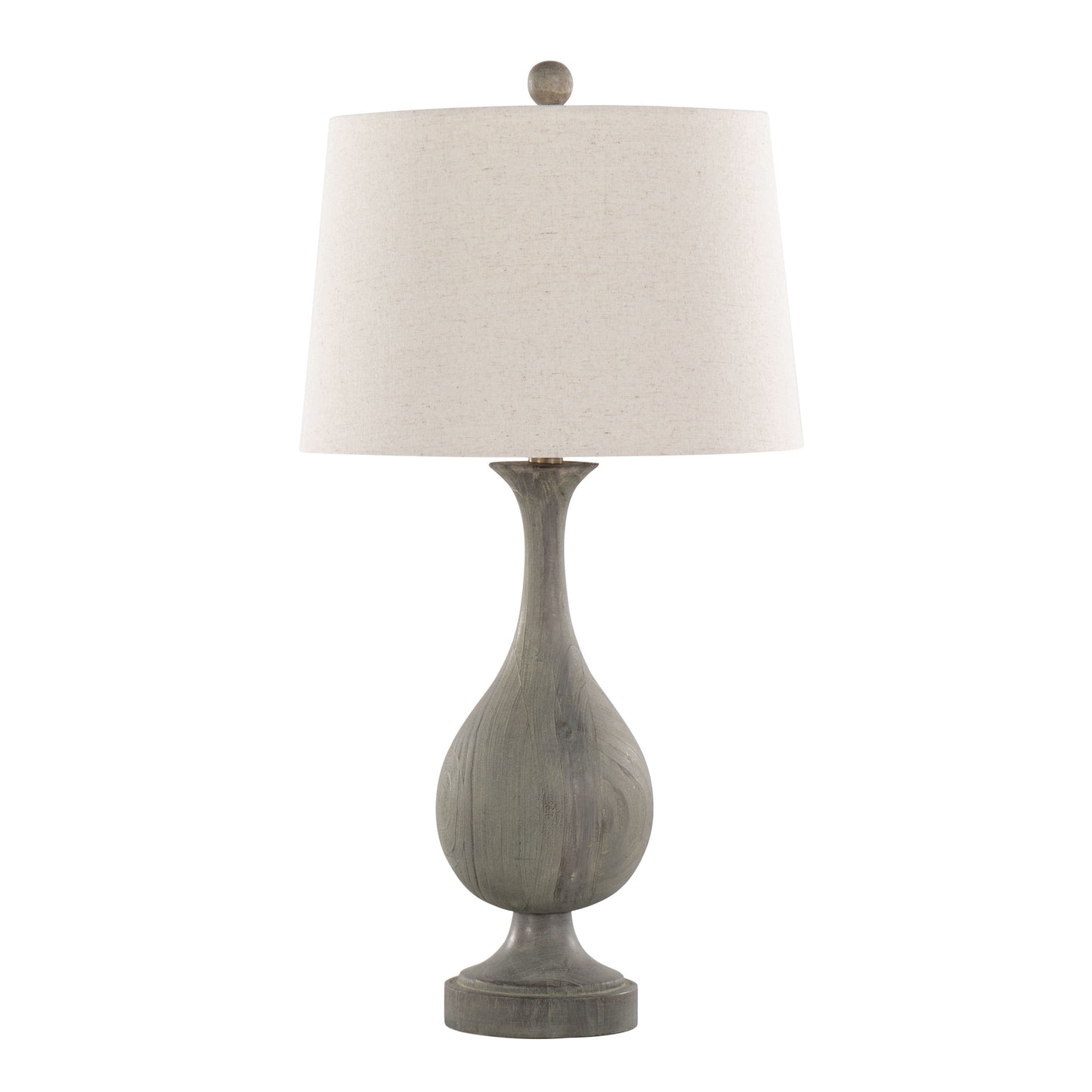 Cipolla - Poly Farmhouse Table Lamp (Set of 2) - Acid Dusty Poly / Antique Soft Brass / Natural