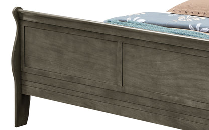 Full Bed Panel Sleigh - Gray