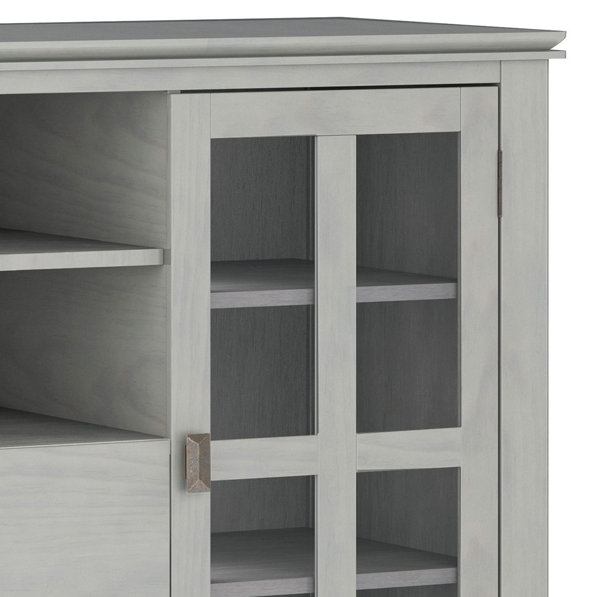 Artisan - Tall TV Media Stand - Fog Gray
