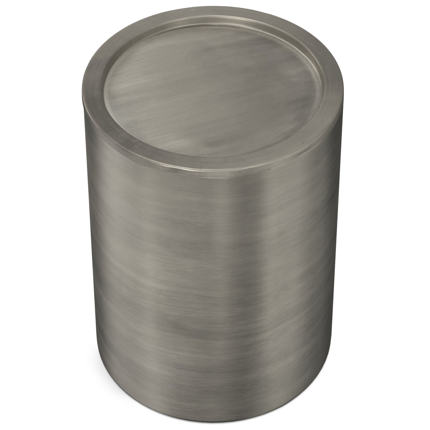 Corbin - Metal Side Table - Antique Silver