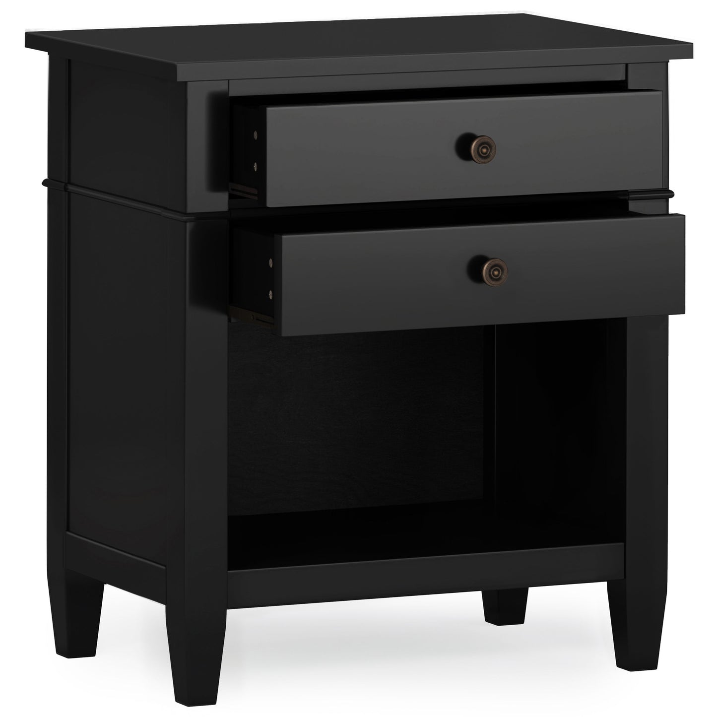 Carlton - Bedside Table - Black