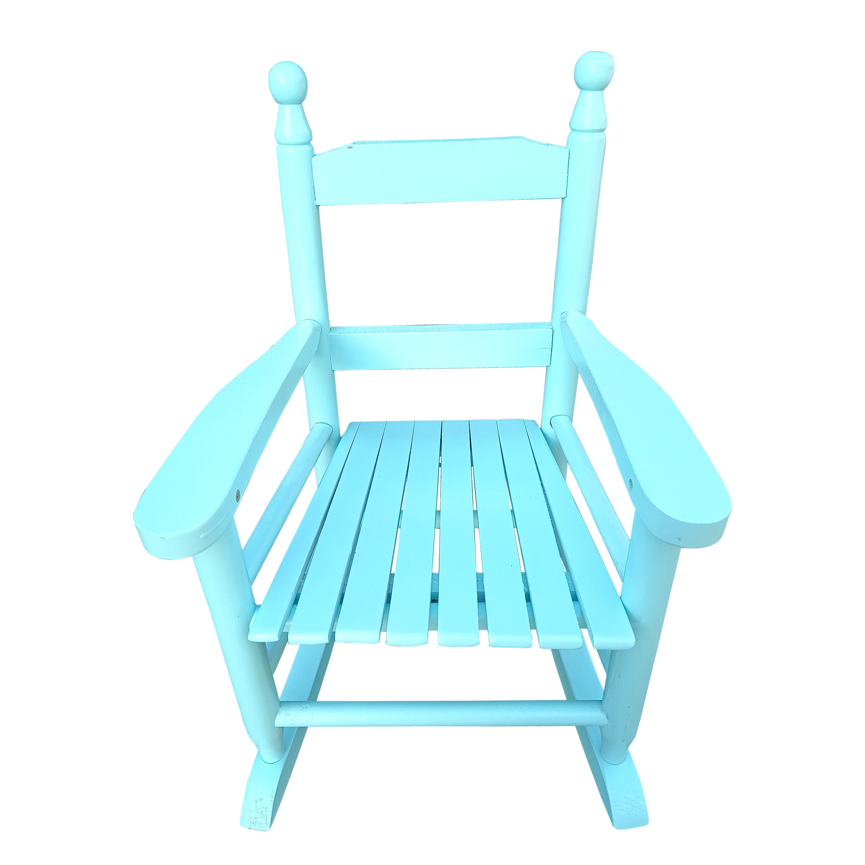 Children's Rocking Chair Indoor Or Outdoor, Suitable For Kids, Durable - Light Blue