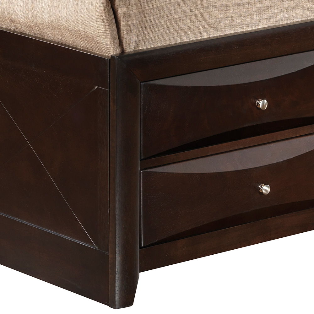 Marilla - Queen Storage Bed - Cappuccino