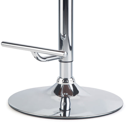 Marana - Bentwood Adjustable Swivel Bar Stool - Stone Gray