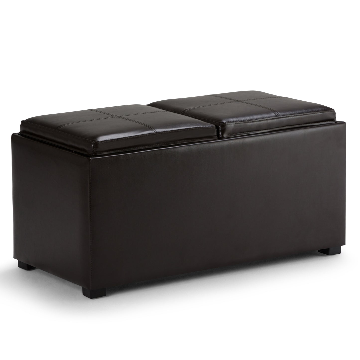 Avalon - 5 Piece Storage Ottoman - Tanners Brown