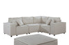 Melrose - Modular Sectional Sofa With Ottoman - Beige Linen