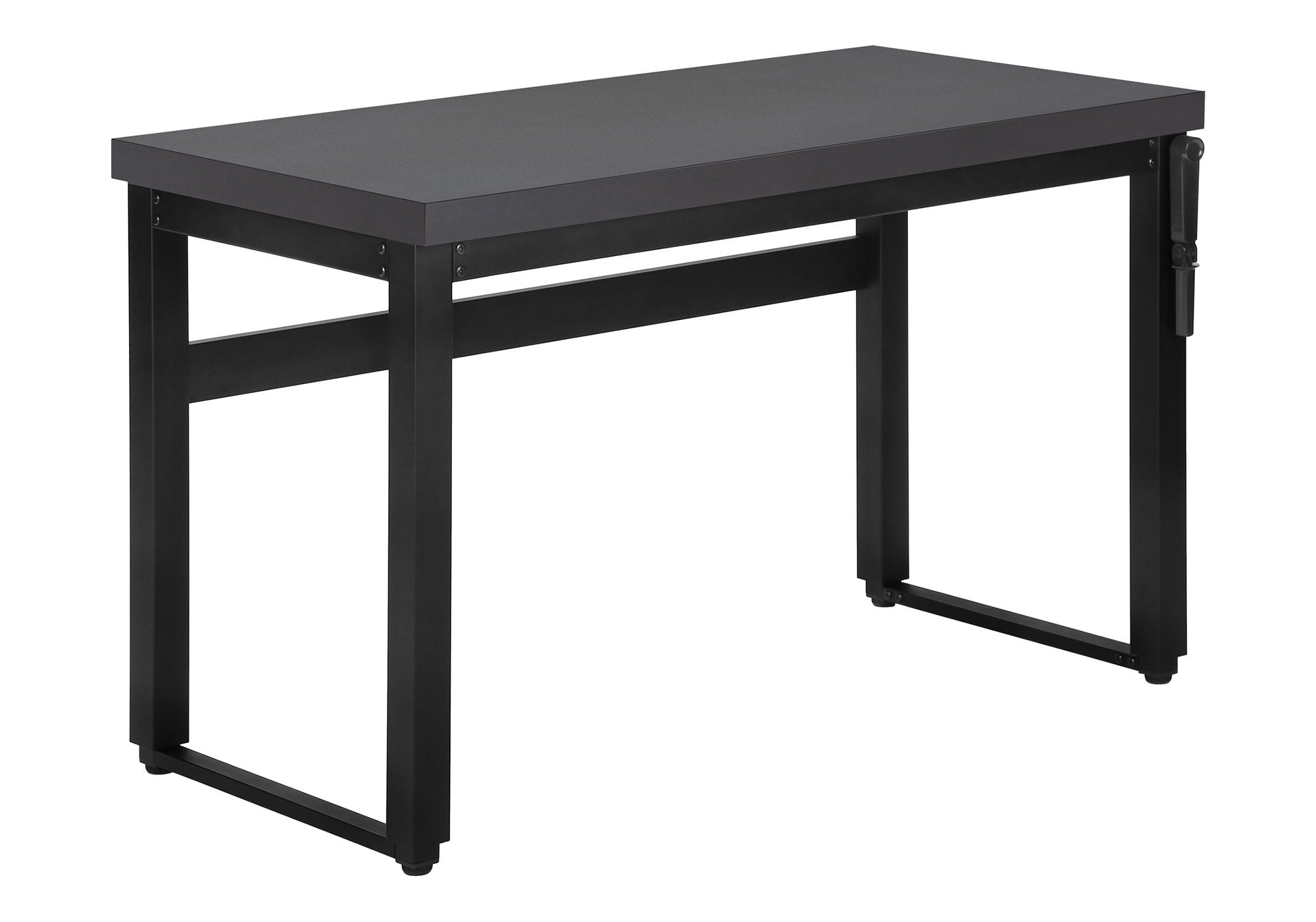 Computer Desk, Home Office, Standing, Adjustable, Laptop, Contemporary & Modern - Gray