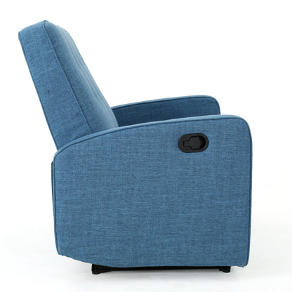 Wide Manual Standard Recliner - Blue