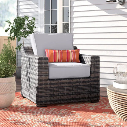 Patio Chair With Cushion - Espresso