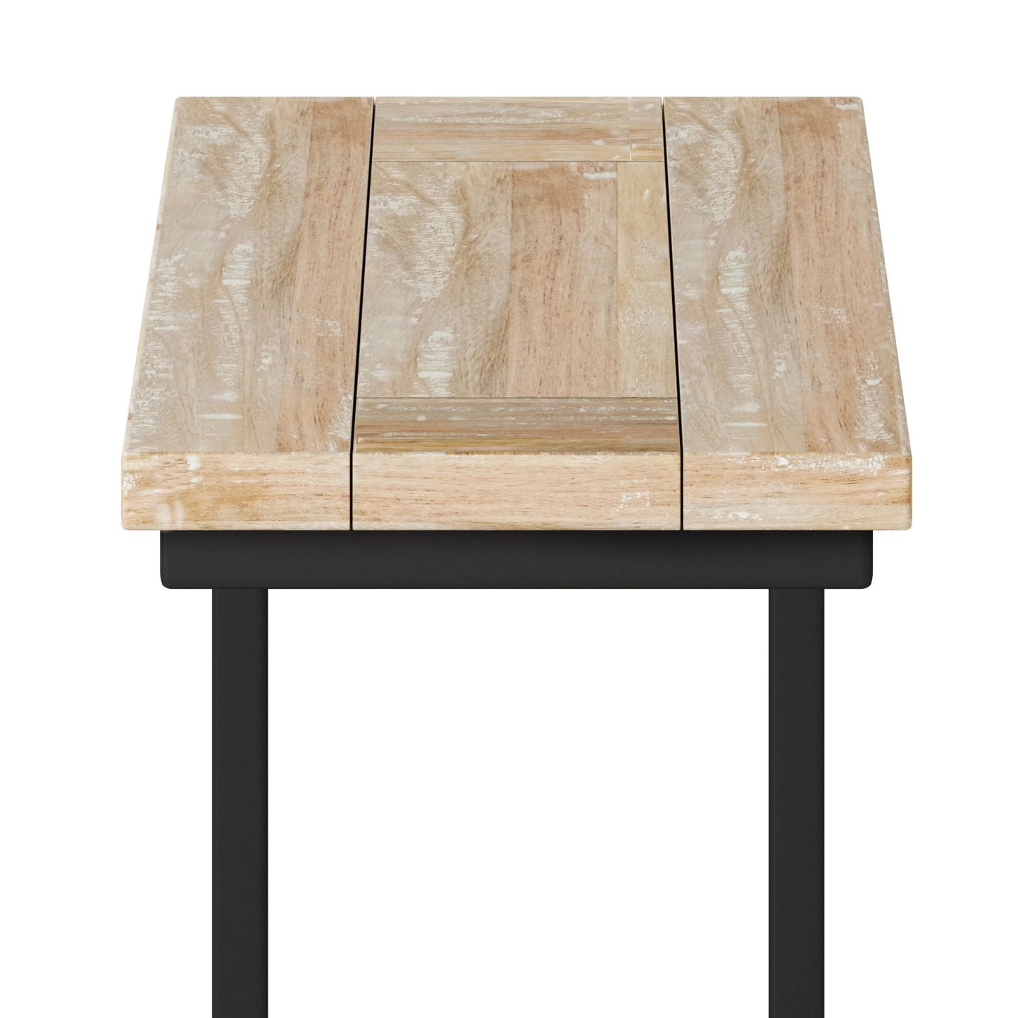 Skyler - C Side Table - Distressed White Wash