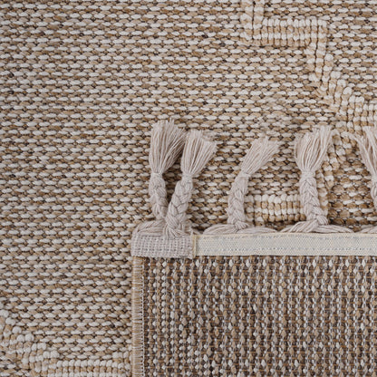 Guros - 5' X 7' Trellis Indoor / Outdoor Area Rug - Cream