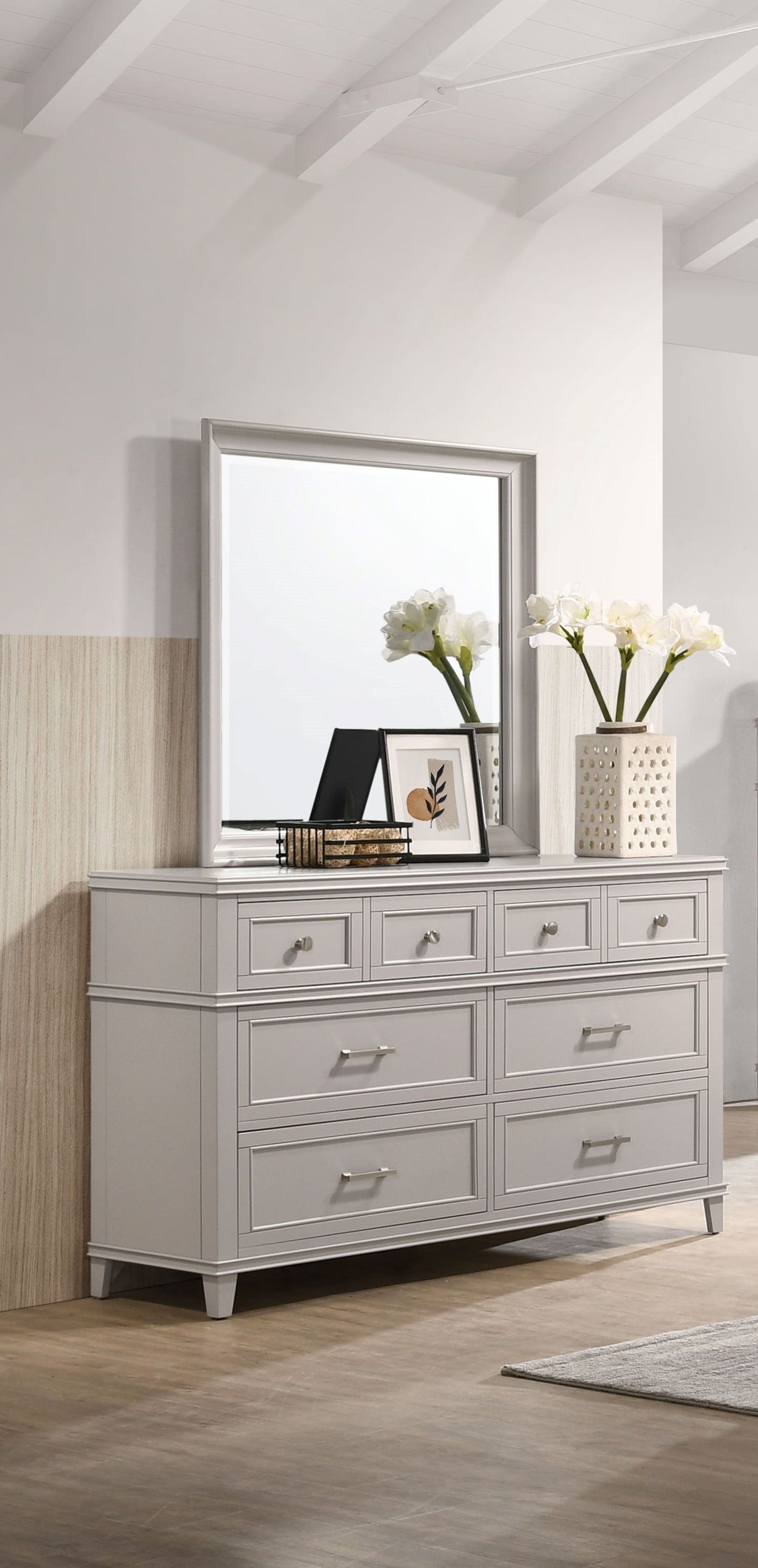 6 Drawer Dresser - Gray