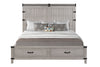 Alexandria - Queen Storage Bed - Mountain Mist