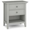 Amherst - Bedside Table - Fog Gray