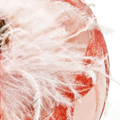 Christmas Ball Ornaments, Glass Decorative Hanging Ball Christmas Tree Ornaments For Holiday Party Decorations (Set of 4) - Pink