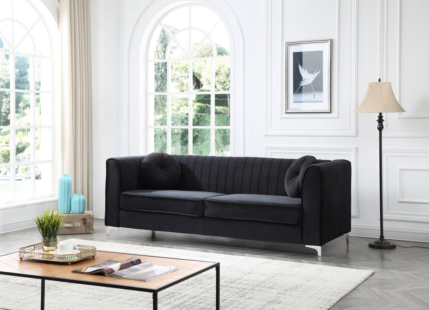 Delray - Sofa - Black