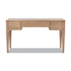 Dauphin - 3 Drawer Executive Desk - Natural Brown