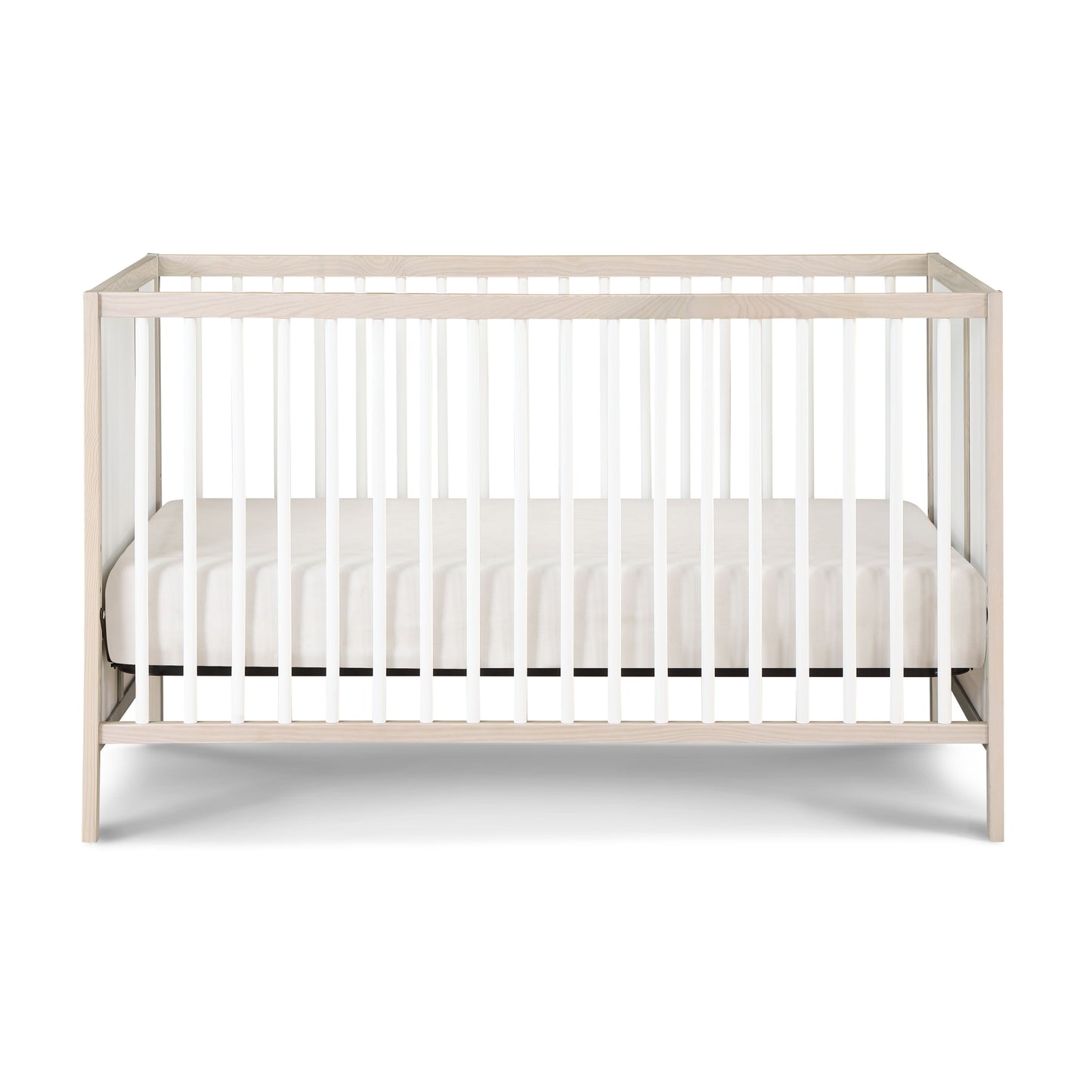 Pixie Finn - 3 In 1 Crib - Washed Natural / White