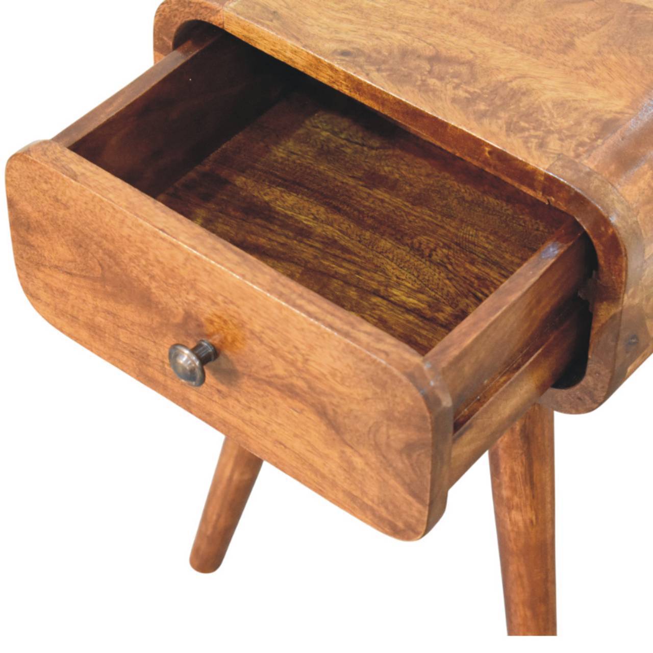Avora - Mini Nightstand With 1 Drawer - Brown