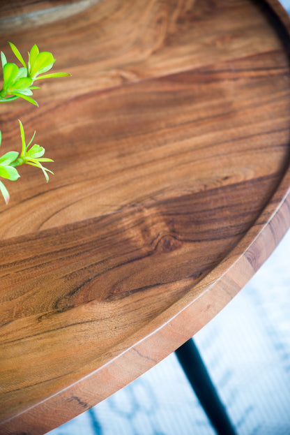 Oval Cofe Table - Brown