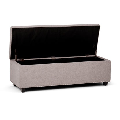 Hamilton - Storage Ottoman - Cloud Gray