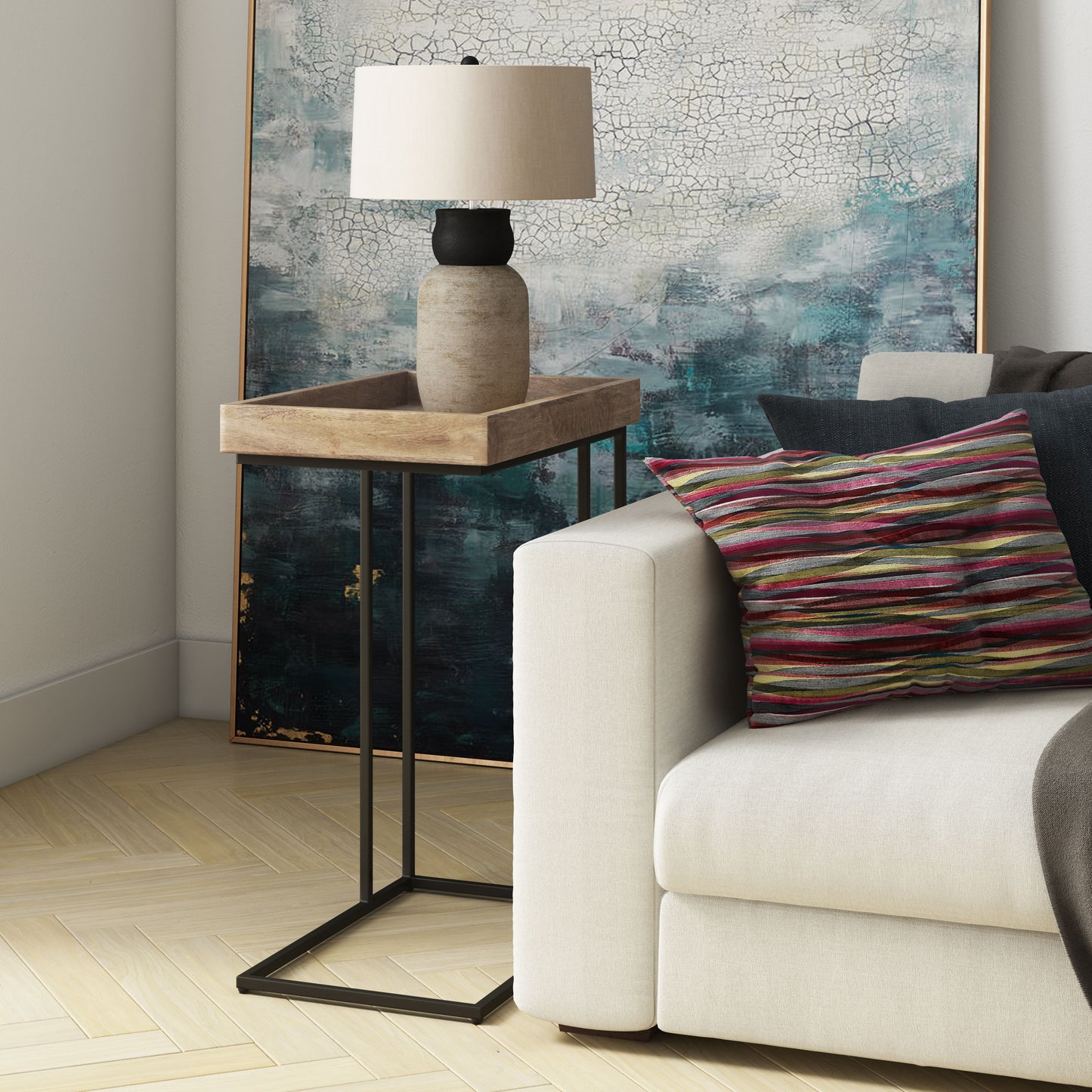 Gallagher - C Side Table - Natural