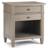 Carlton - Bedside Table - Distressed Gray