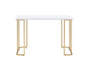 Estie - Writing Desk - White / Gold
