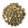 Succulent Wall Plaque - Gold
