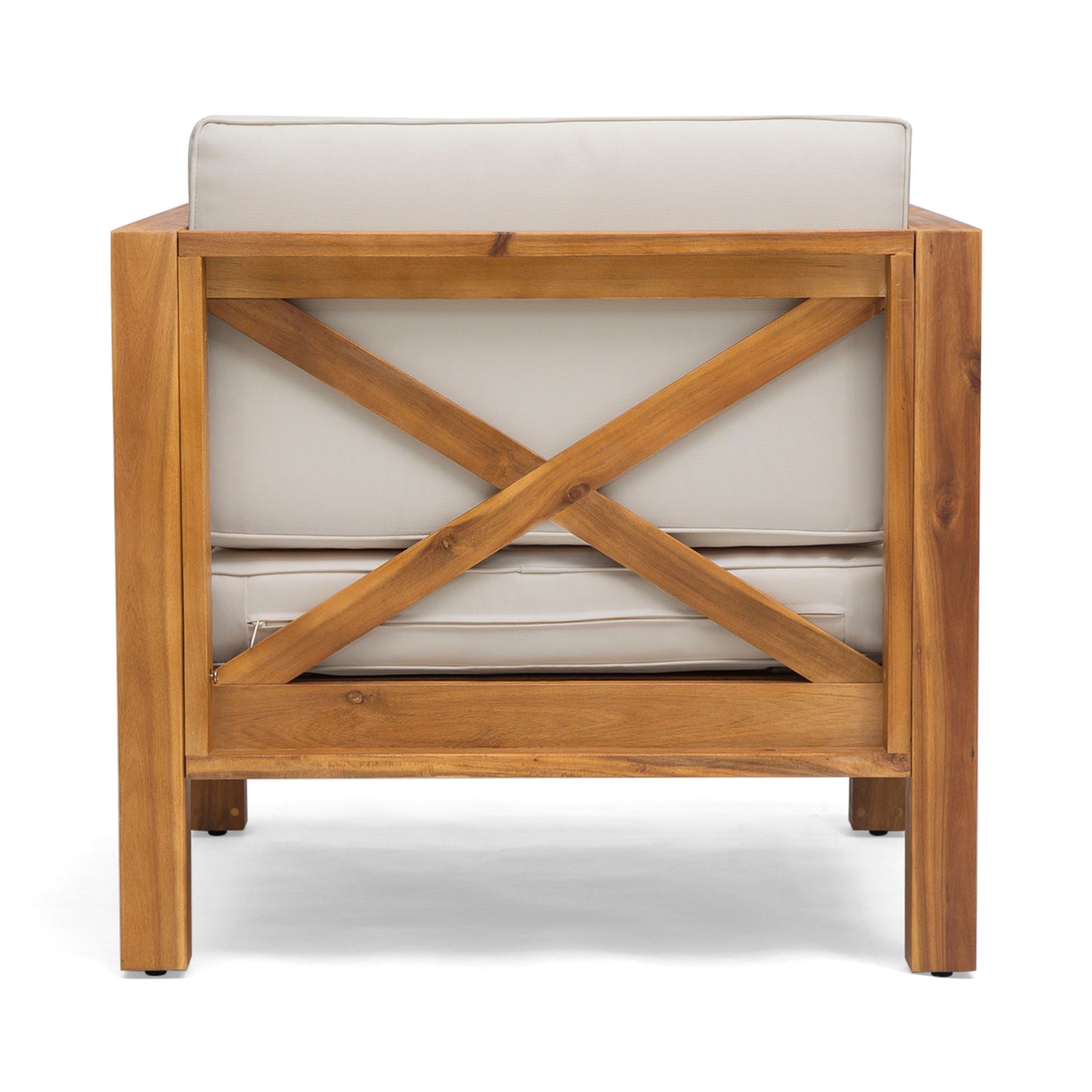 Brava - Modern Club Chair With Water Resistant Cushions - Beige