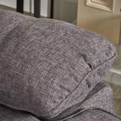 Wide Manual Glider Standard Recliner - Charcoal