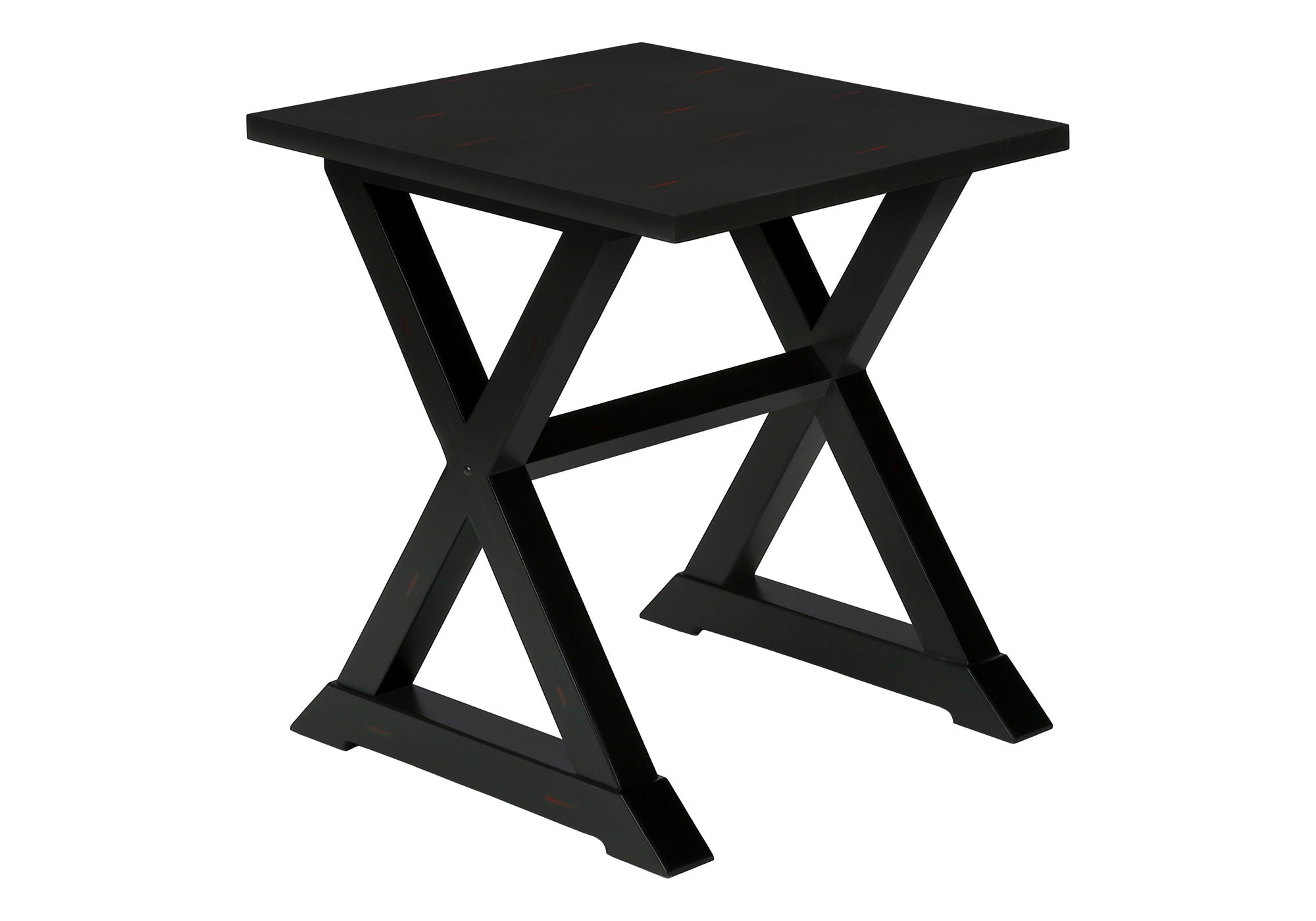 Accent End Table, Square, Transitional - Black