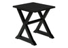 Accent End Table, Square, Transitional - Black
