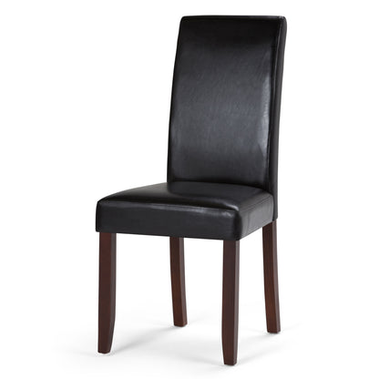 Acadian - Parson Dining Chair (Set of 2) - Midnight Black