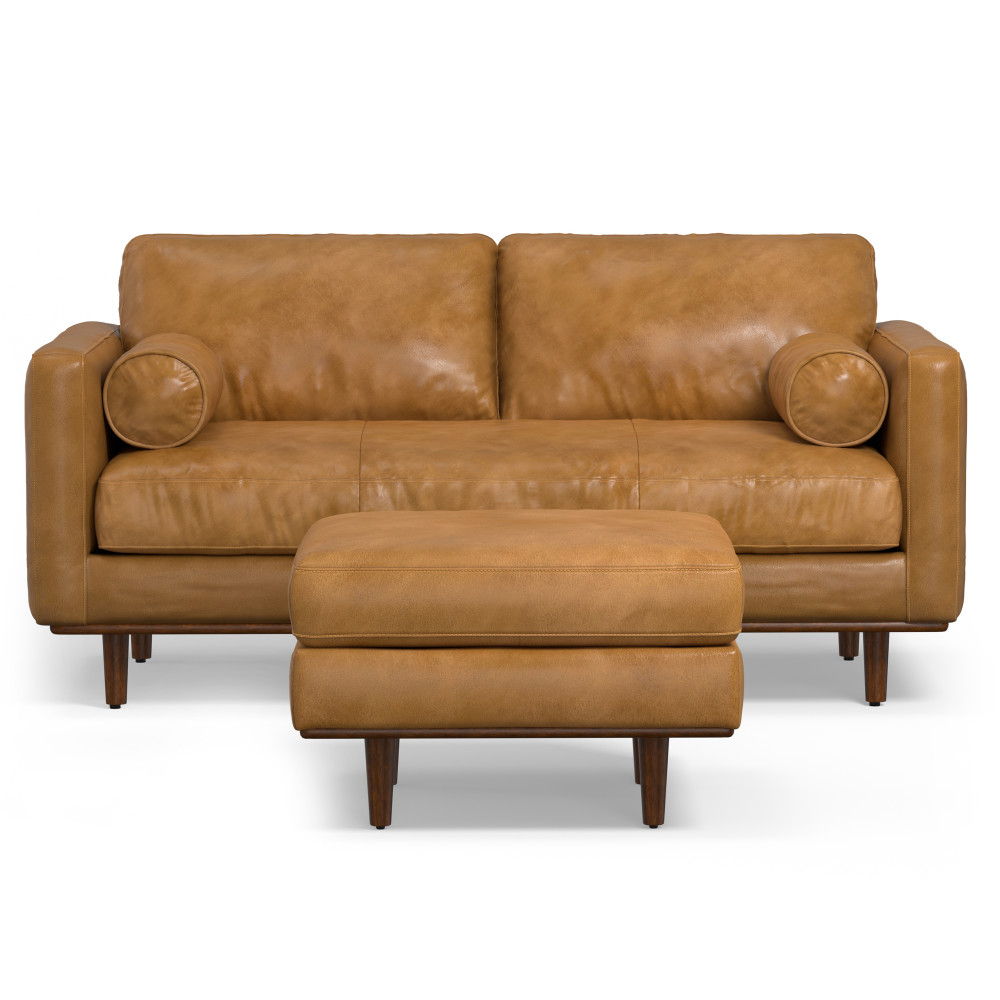Morrison - Upholstered Sofa And Ottoman Set - Sienna