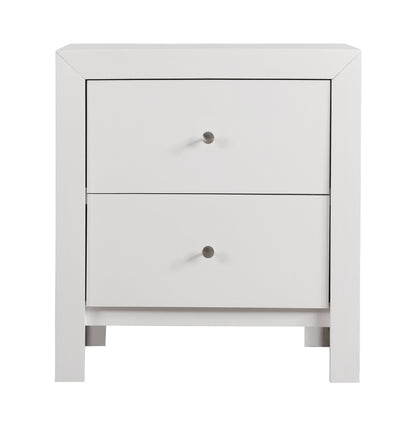 Transitional Nightstand - White