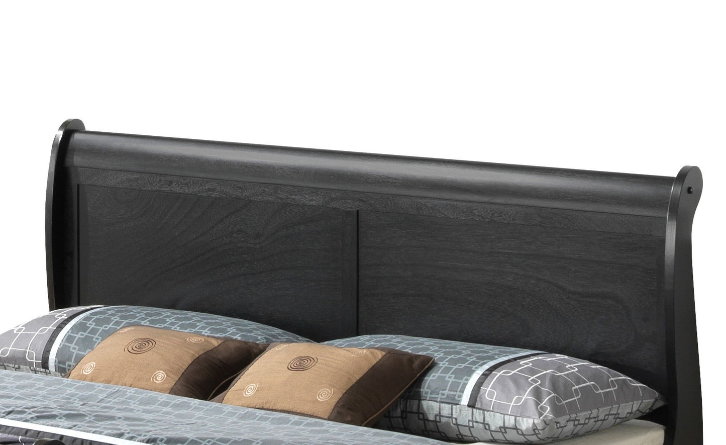 Full Bed Panel Sleigh - Black
