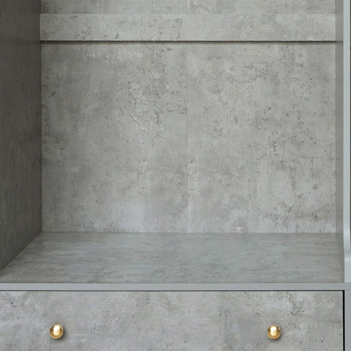 Open Wardrobe Storage For Bedroom - Gray