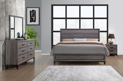 Mirage - Full Bed - Gray