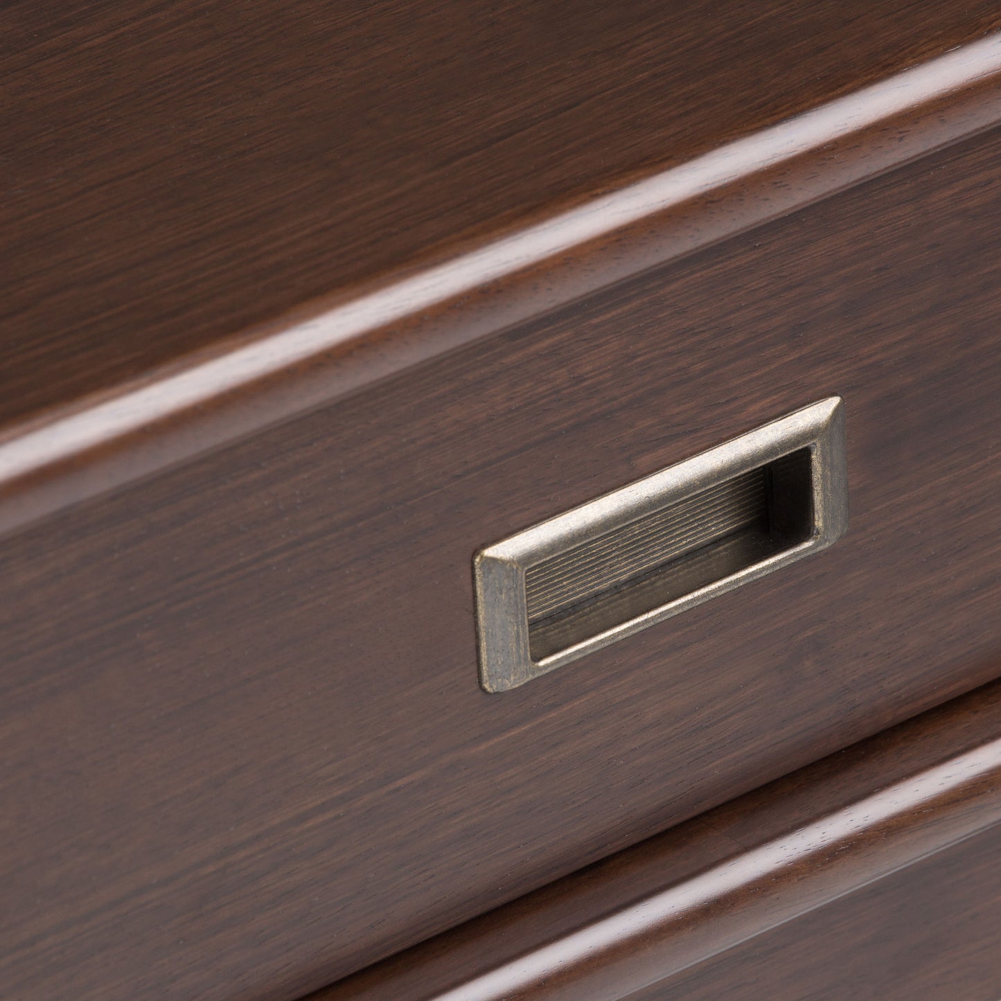 Draper - Mid Century End Table - Medium Auburn Brown