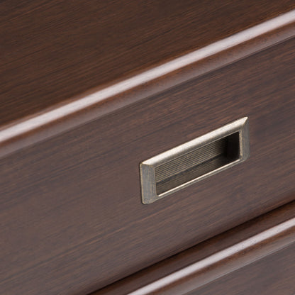 Draper - Mid Century End Table - Medium Auburn Brown
