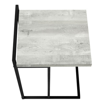 Accent Table, C - Shaped, Modern Convenient Design - Gray