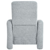 Push Back Recliner Armchair Upholstered Single Sofa With Adjustable Backrest For Living Room - Light Gray